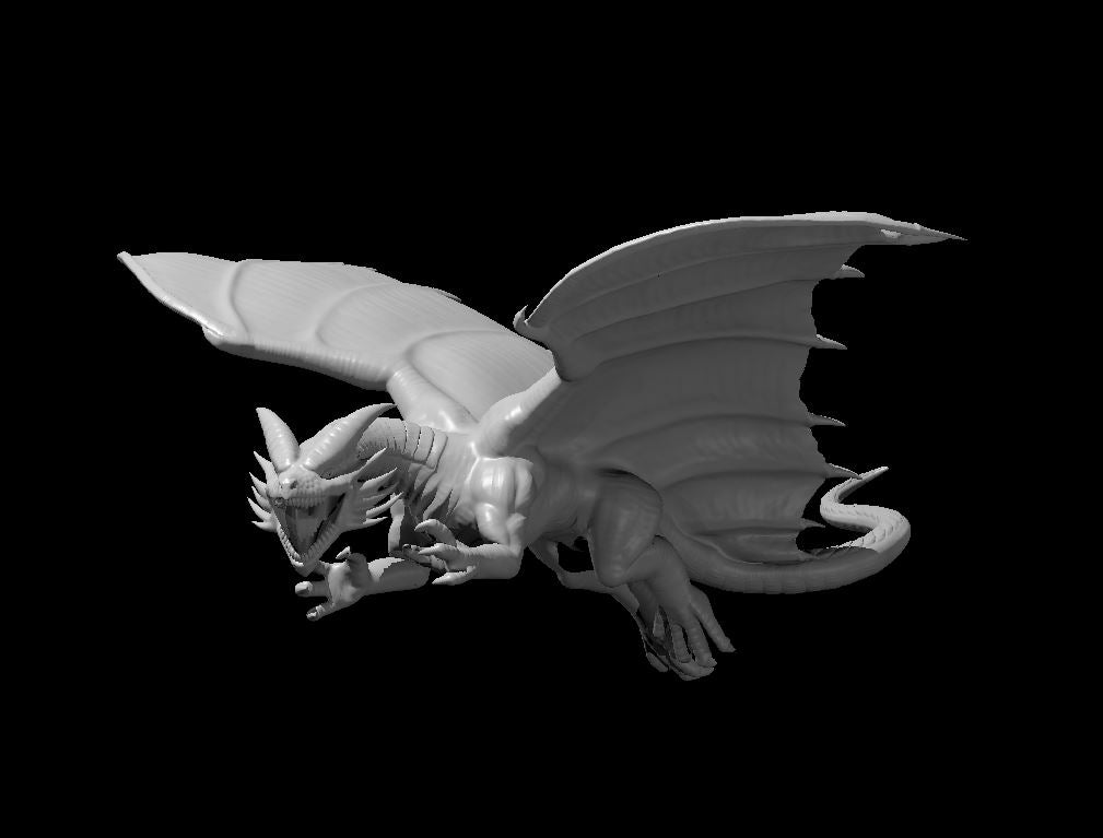 Copper Dragon Wyrmling Flying - YourMiniature Tabletop Figuren
