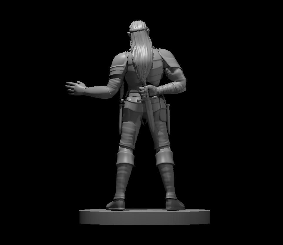 Drow Rogue with Goggles - YourMiniature Tabletop Figuren
