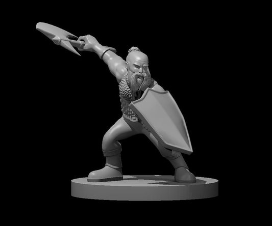 Dwarf Fighter Stance - YourMiniature Tabletop Figuren