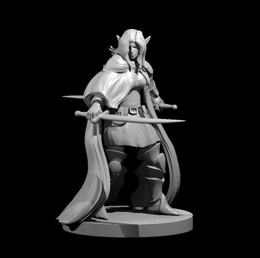 Elf Female Bladesinger Wizard - YourMiniature Tabletop Figuren
