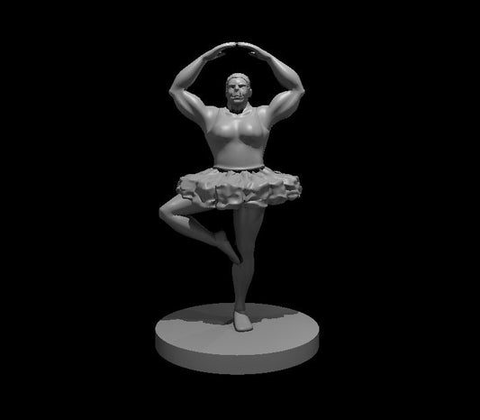 Female Orc Ballerina - YourMiniature Tabletop Figuren