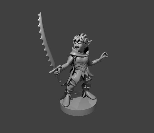 Goblin Female Warlock - YourMiniature Tabletop Figuren