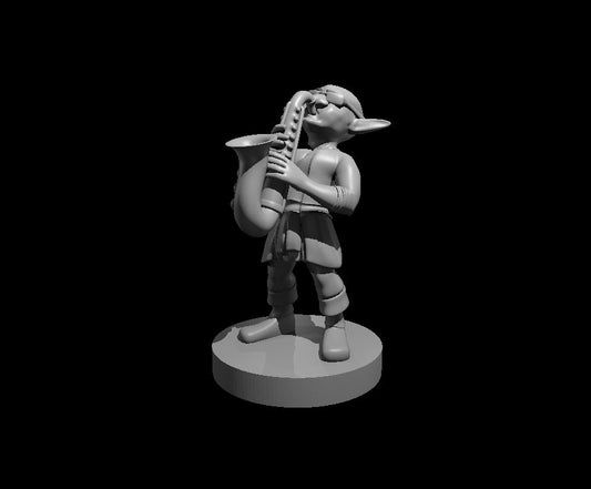 Goblin Saxophone Bard - YourMiniature Tabletop Figuren