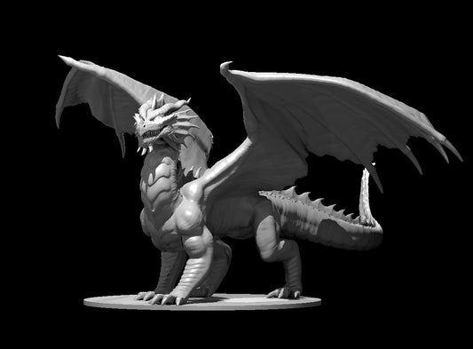 Adult Red Dragon - YourMiniature Tabletop Figuren