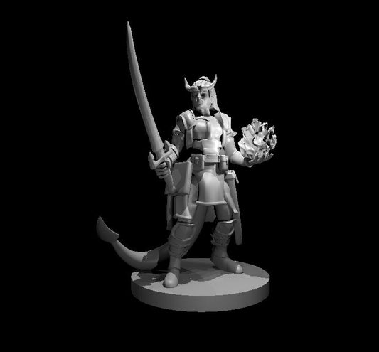 Tiefling Female Warlock - YourMiniature Tabletop Figuren