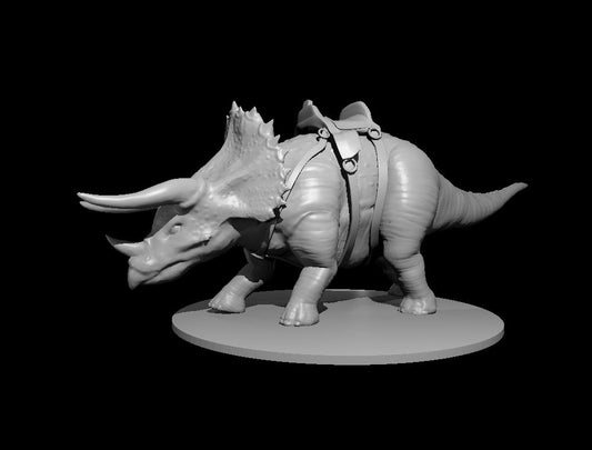 Triceratops Mount - YourMiniature Tabletop Figuren