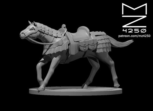 Warhorse Armored - YourMiniature Tabletop Figuren