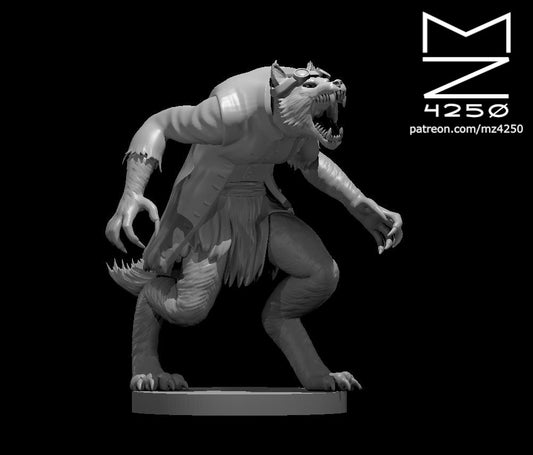 Werewolf Mad Scientist - YourMiniature Tabletop Figuren