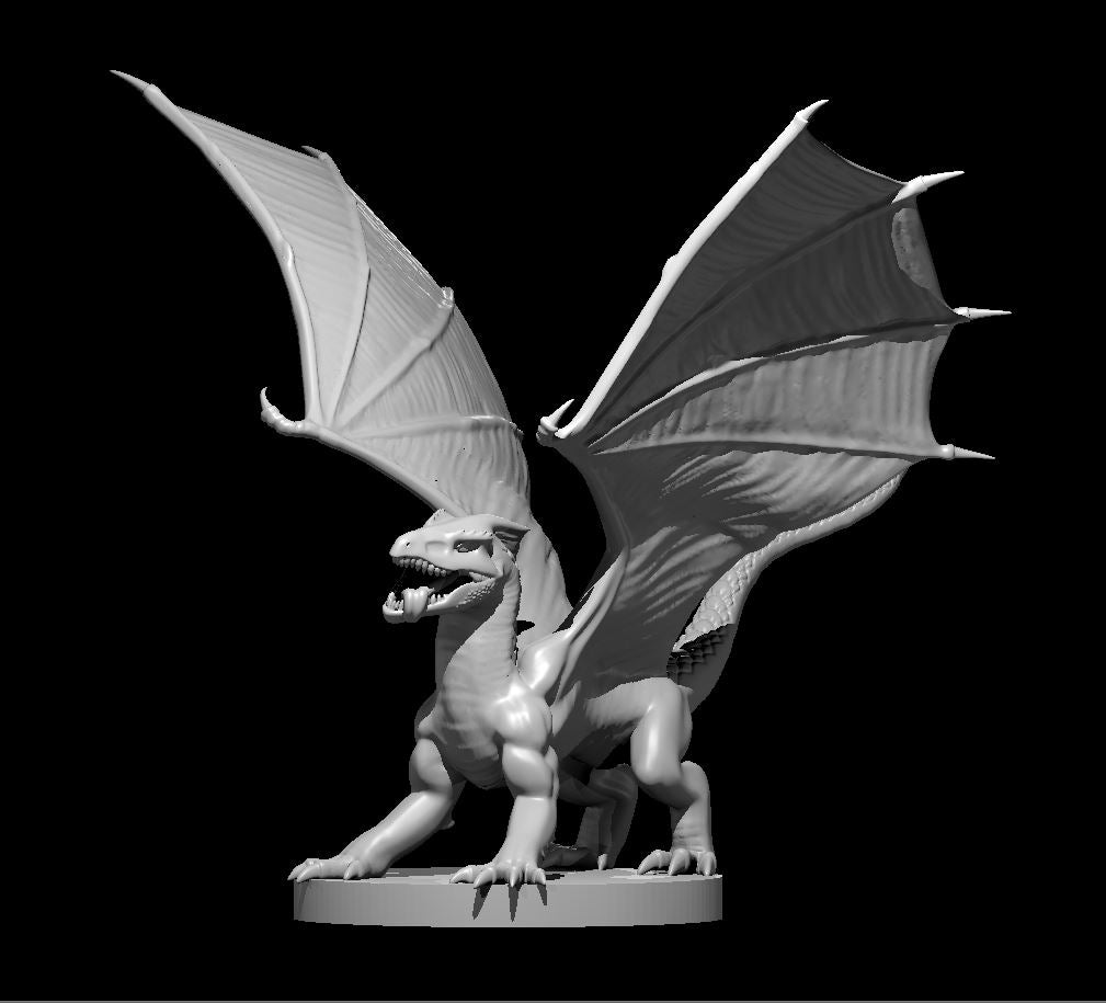 White Dragon Wyrmling - YourMiniature Tabletop Figuren